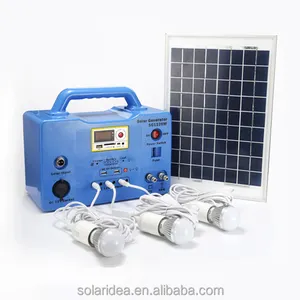 De alta potencia precio bajo sistema de energía solar para uso en el hogar aparatos productos kit de panel solar