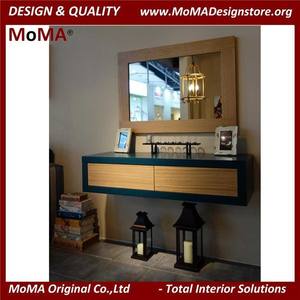 OEM Design High Grade Elegant Design Grey Paint <b>Bedroom</b> Set Dresser Mirror High <b>Cabinet</b> - Product Image 3