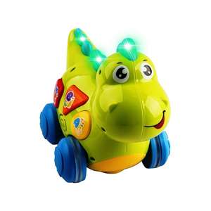 Jouet de dinosaure parlant avec lumières <span class=keywords><strong>et</strong></span> sons-Jouet éducatif interactif pour les enfants avec apprentissage, <span class=keywords><strong>marche</strong></span> <span class=keywords><strong>et</strong></span> action amusante - Product Image 1