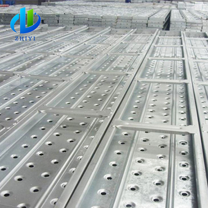 Mejor venta de acero andamio tablón juntas anti skip placa galvanizado andamio precio - Product Image 3