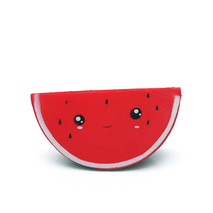 Polyurethane Watermelon Anti-stress Ball Fruit Foam Toy Slow Rebound PU Gift