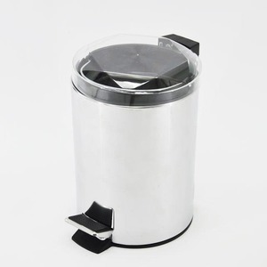 Poubelle à papier créative personnalisée, cylindrique, ronde, 5L, blanche - Product Image 4