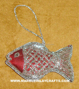 Handmade Christmas <b>Tree</b> <b>Ornament</b> Fish - Product Image 1