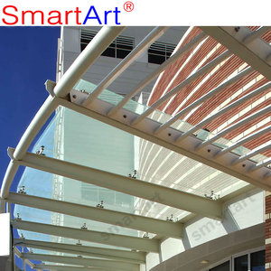 Auvents en verre et en métal / auvents <span class=keywords><strong>d</strong></span>'entrée en verre / grande auvent - Product Image 5