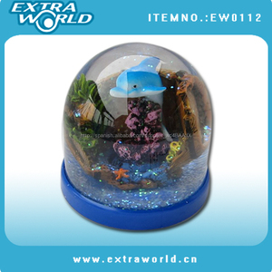 Resina de delfines bola de nieve recuerdo para turística - Product Image 2