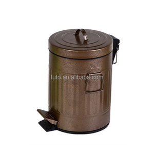 Vòng Mạ Kẽm Đạp Thùng Rác <span class=keywords><strong>Bin</strong></span> Với Mềm Đóng Nắp, Có Thể Tháo Rời Bên Trong Thùng Rác Thùng Rác 3L/5L/12L/20L/30L/40L - Product Image 3