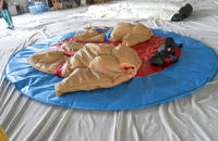 Jeu gonflable de sports de 2 joueurs, jeu de lutte de costumes de sumo à vendre
