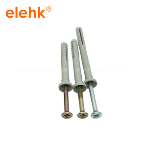 High Quality Concrete <strong>Screw</strong> Anchor Board <strong>Nylon</strong> Anchor Bolt Plastic Anchor Kit with <strong>Screw</strong> From Elehk Fastener - Product Image 6