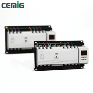 Cemig 100A Automatic transfer auto recovery switch changeover switch MCCB motor --drive manual operation Intelligent Controller