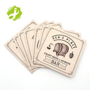 Eco-Friendly Custom Design Printing Absorbent Pulp Board Paper <strong>Beer</strong> <strong>Coaster</strong> - Product Image 5