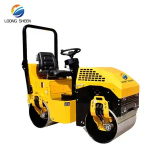 Price Vibratory Roller New Mini Road Roller 1000kg Double Drum Road Roller Vibratory Hydraulic Road Roller For Sale