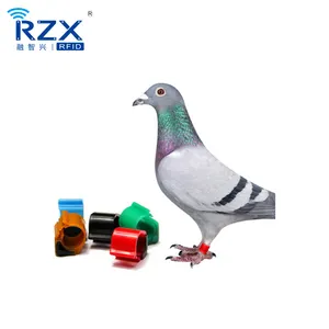 Hot sale Animal rfid tag ring tag for bird legs pigeon foot chicken tag tracking device chip tracking rings