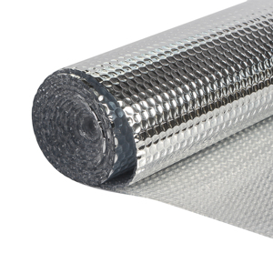 Double bubble reflective aluminum insulation roll solid commercial residential insulation vapor barrier