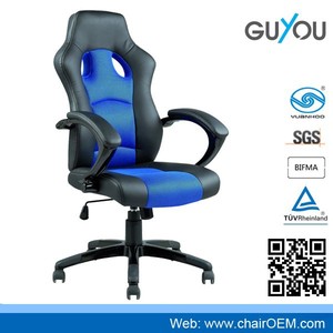 Black and Blue y-2843 <span class=keywords><strong>manba</strong></span> sport racer Chair Chair - Product Image 1