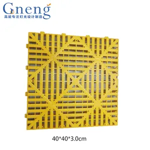 Chinese Fabriek Hoge Kwaliteit Polymeer Plastic Grille Plastic Vloer Voor Wasstraat Vloer Tegel 2.0