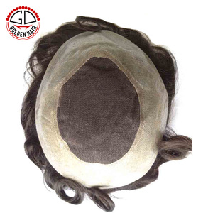 6a Grade cheveux courts homme toupet, <span class=keywords><strong>perruque</strong></span> de cheveux humains pour hommes, <span class=keywords><strong>perruque</strong></span> <span class=keywords><strong>chauve</strong></span> pour hommes - Product Image 4