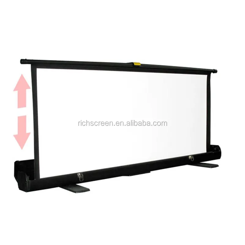 Matte White Portable Floor Pull Up Projection Screen 100"(4:3)