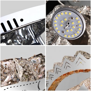 <span class=keywords><strong>Abat</strong></span>-<span class=keywords><strong>jour</strong></span> de <span class=keywords><strong>plafond</strong></span> en verre au Design moderne, lampes d'intérieur à Led, lampes de chambre Tiffany encastrées en cristal pour <span class=keywords><strong>plafond</strong></span> de maison personnalisé-35-60 - Product Image 6