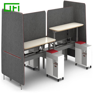 Noise Absorber 100% Recycle Polyester Fiber PET Acoustic Modesty Divider Office Sound Insulation Desk Privacy <strong>Screen</strong> - Product Image 3