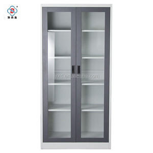 Archivador Metálico a Prueba de Polvo, Mueble de Almacenamiento de Archivos, Mueble de Laboratorio con Puerta de Vidrio y Estantes - Product Image 4