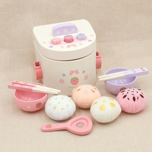 Jouets de simulation de cuisine en <span class=keywords><strong>bois</strong></span> pour enfants : Cuiseur à riz - Product Image 5