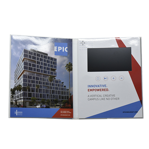 En gros 7 ''Écran Lcd Vidéo Brochure Mp4 Livret Vidéo Pour <span class=keywords><strong>Anniversaire</strong></span> D'affaires Promotion Publicité Romantique - Product Image 1