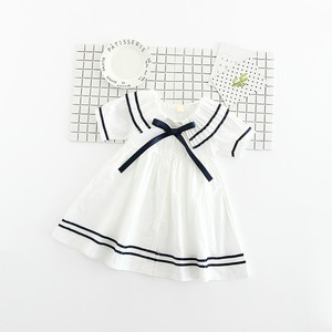Ultimo Modello di Vestito Estivo in Cotone <span class=keywords><strong>per</strong></span> Bambina, Stile Preppy Casual <span class=keywords><strong>per</strong></span> Bambine Piccole - Product Image 2