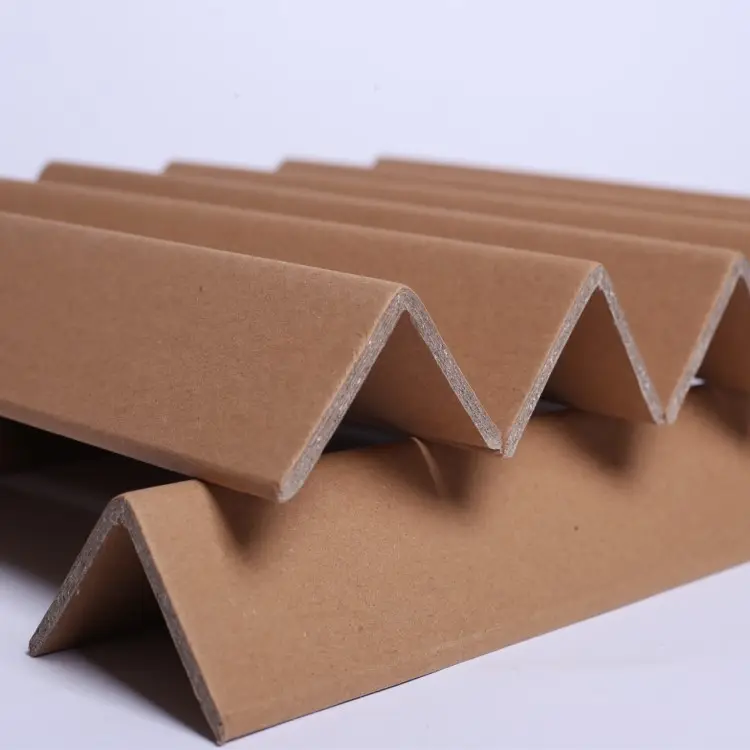 Factory Outlet L Shape Brown 4mm Thick Paper Edge Cardboard Board Protective Carton Angle Edge Corner Protector Paper For Pack