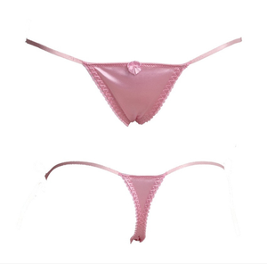 شحن مجاني إلى الولايات المتحدة الأمريكية، سراويل داخلية نسائية من الحرير الناعم، ملابس داخلية ساتان - Product Image 1