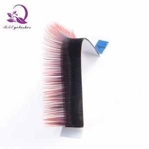 Privé logo 8mm-14mm J/B/C/D curl colle fait <span class=keywords><strong>la</strong></span> corée individuel cils extension - Product Image 1