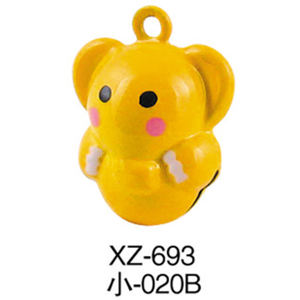 Campana adorabile dell'elefante dell'artigianato delle campane degli animali del metallo del fumetto all'ingrosso della fabbrica - Product Image 3