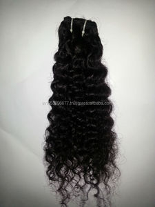 Kika Indian Temple Extensions de cheveux vierges bruts non transformés de 30 pouces Style de vague naturelle Bande de trame unique Tissage de cheveux pré-collés - Product Image 3