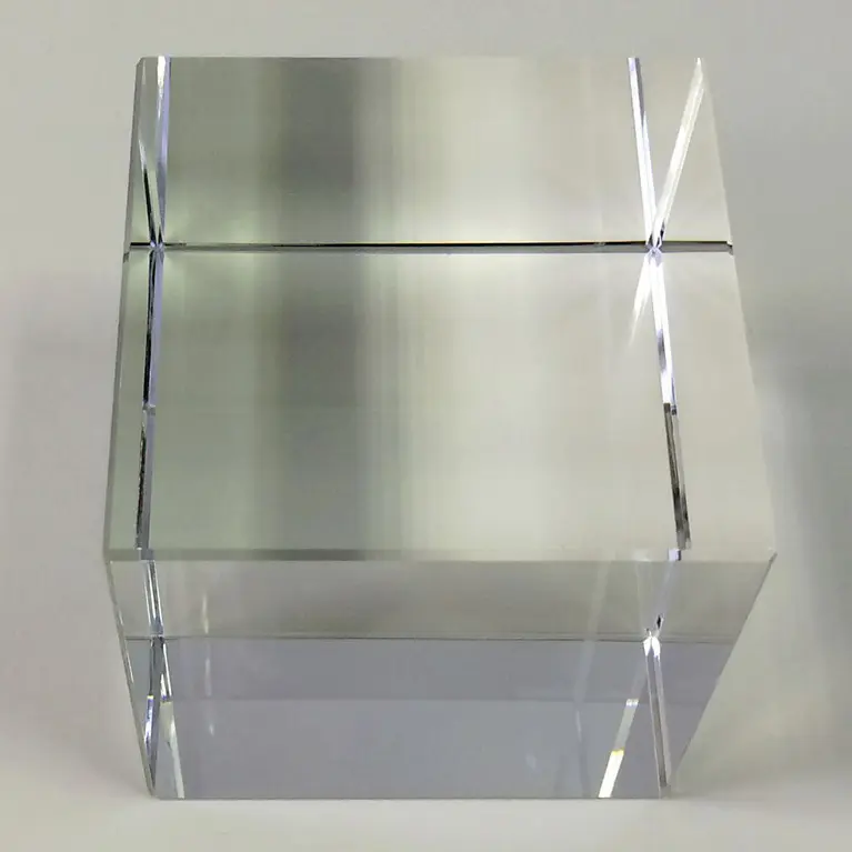 Nhà Máy Bán Buôn Trống 3D Crystal Glass Cube Cho Khắc Laser