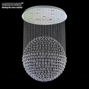 Lámpara <span class=keywords><strong>de</strong></span> <span class=keywords><strong>Techo</strong></span> <span class=keywords><strong>de</strong></span> <span class=keywords><strong>Cristal</strong></span> Redonda para Vestíbulo, Comedor, Forma <span class=keywords><strong>de</strong></span> <span class=keywords><strong>Bola</strong></span> <span class=keywords><strong>de</strong></span> <span class=keywords><strong>Cristal</strong></span> K9, Iluminación Decorativa para el Hogar MD81761-L13 - Product Image 4