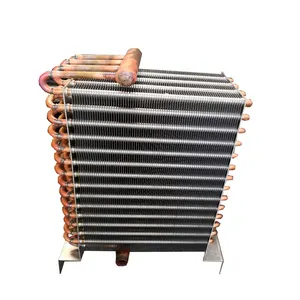 Bobina de evaporador de tubo de cobre engrosado Refrigeración Condensador refrigerado por aire