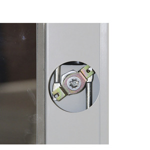 Tủ hồ sơ nhà máy Giá kim loại lưu trữ cửa kính thép Tủ hồ sơ nội thất văn phòng với kệ có thể điều chỉnh - Product Image 5