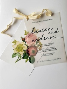 A prezzi accessibili Oro foglio di Pergamena Carta Dell'<span class=keywords><strong>invito</strong></span> di Cerimonia Nuziale - Product Image 2
