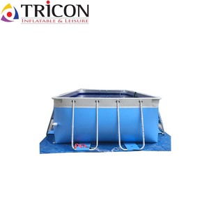 Piscines à cadre métallique au <span class=keywords><strong>meilleur</strong></span> prix, vente chaude, portables, en acier, 0,9 mm, taille personnalisée, modernes, avec échelle/<span class=keywords><strong>pompe</strong></span> 2 - Product Image 4