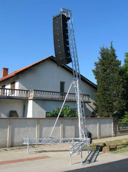 Line array son stand pour vente