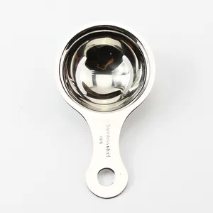 Hot Selling New Arrival Kitchen Egg Separator 304 Stainless Steel Isolator Filter Chicken Egg Yolk Separator