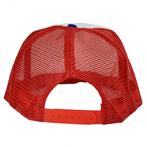 En venta Custom logo espuma Taslon Flat Bill gorra tapa en blanco - Product Image 6