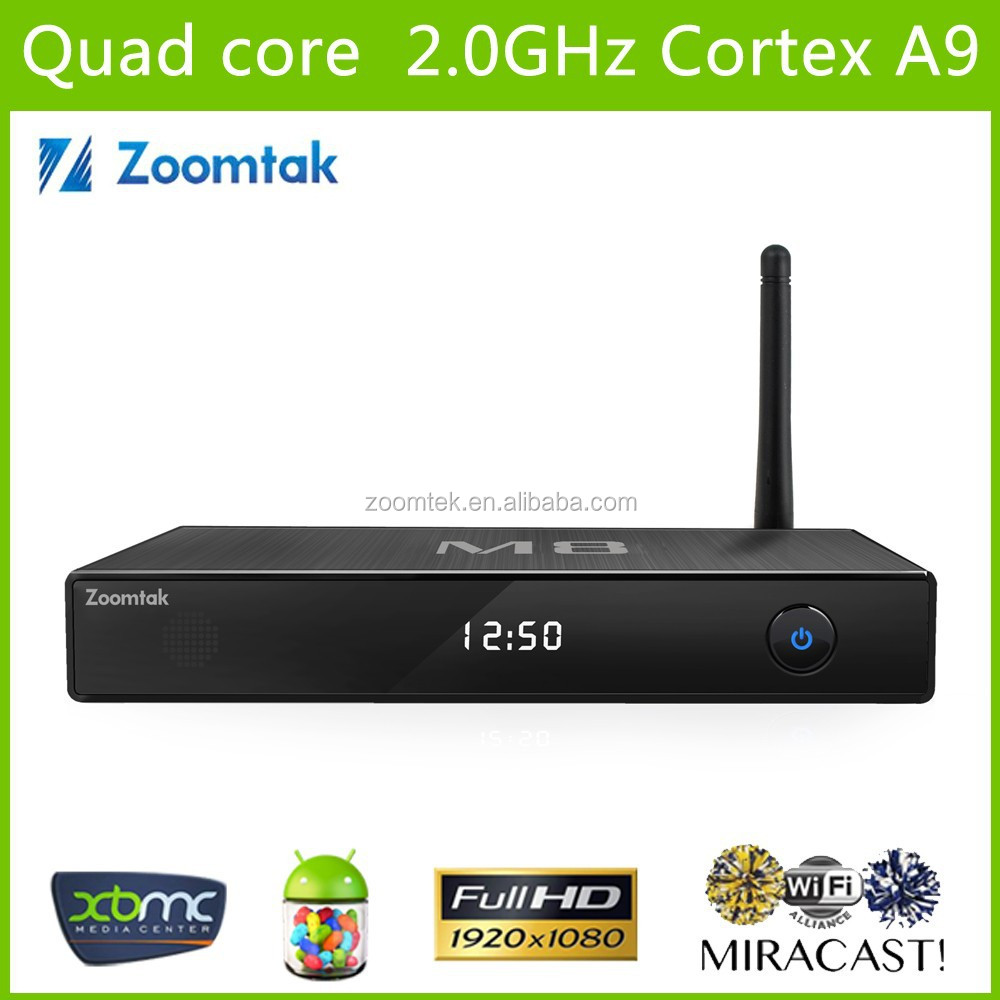 Kodi pré - installé Amlogic S802 quad core Android 4.4 chaînes pour adultes internet tv box