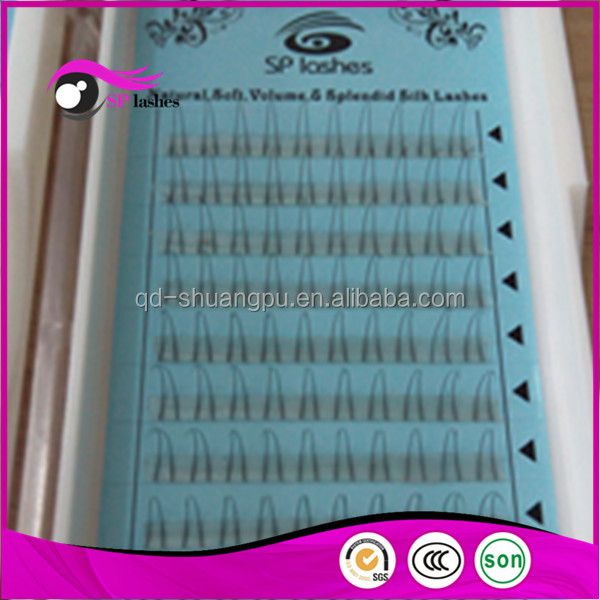 Made In CHINA soie Extension de cils Faux cils de vison 2A synthétique Faux cils