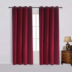 Cortina de terciopelo DaiRui para decoración de iglesias, teatros y escenarios, cortina pesada para ventanas de sala de estar - Product Image 4