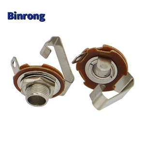 Audio 1/4 "DC <span class=keywords><strong>hembra</strong></span> Jack <span class=keywords><strong>TRS</strong></span> Mono Panel Mount Jack Socket Connector - Product Image 4