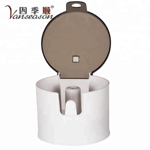 Gunot — distributeur mural de <span class=keywords><strong>papier</strong></span> <span class=keywords><strong>toilette</strong></span>, petit distributeur de rouleaux de <span class=keywords><strong>papier</strong></span>, <span class=keywords><strong>blanc</strong></span> et or - Product Image 6