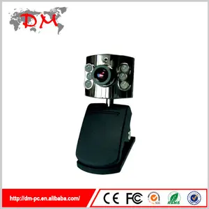 usb libre 2.0 tradicionales webcam 6 led webcam cámara de la pc, cámara web usb webcam de aseguramiento de comercio proveedor