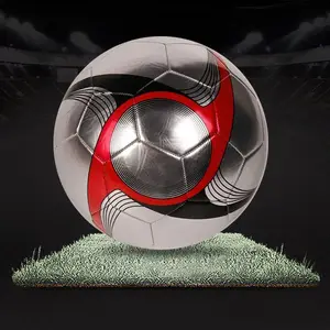 Balón de fútbol cosido con máquina de fútbol de pvc, superventas