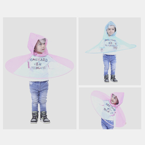 Amazon Outdoor Mode Transparante Kinderen Regenjas Paraplu - Product Image 5