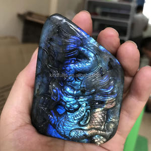 Personalizzato Intagliato A Mano <span class=keywords><strong>Labradorite</strong></span> Naturale Dragon Scultura Di <span class=keywords><strong>Cristallo</strong></span> Per La Decorazione - Product Image 3